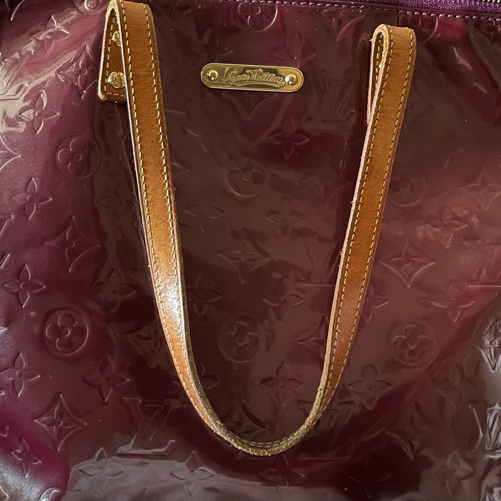 🌺🎀 Louis Vuitton Purse Burgundy And Gold 🌺🌷